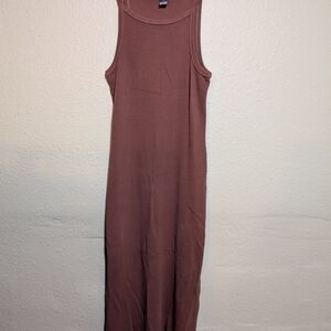 Old Navy Sleeveless Brown Midi Dress